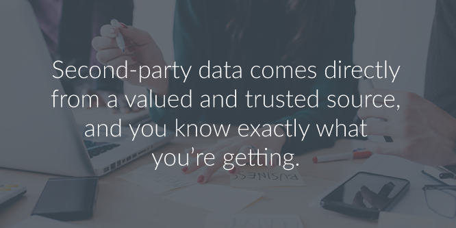what is 2nd party data