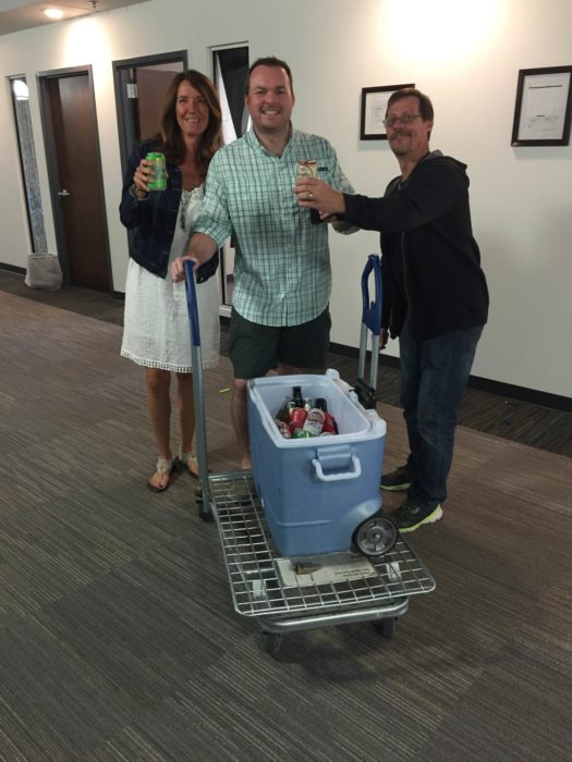 Friday beer cart @ Lotame