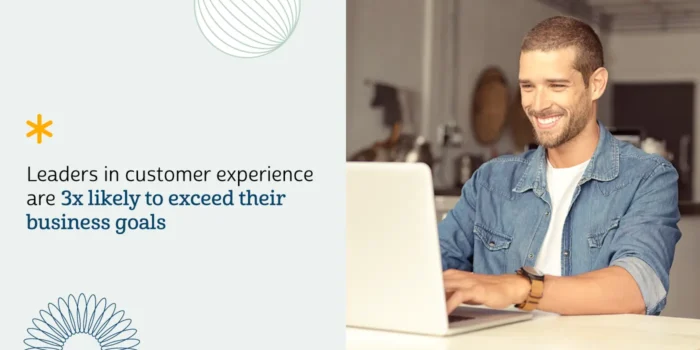 leaders in customer experiences are 3X likely to exceed their business goals